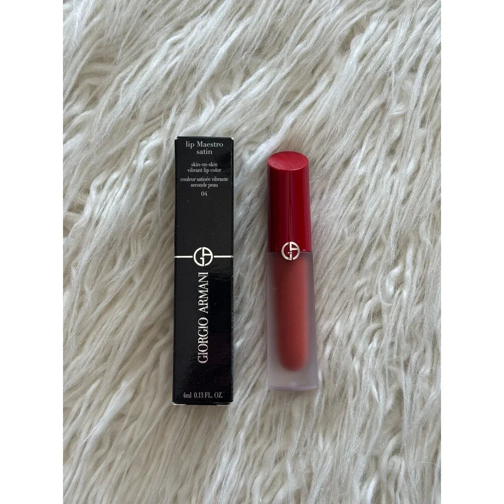 Giorgio Armani Lip Maestro Satin Skin On Skin Vibrant Lip Color 04 Live Concert